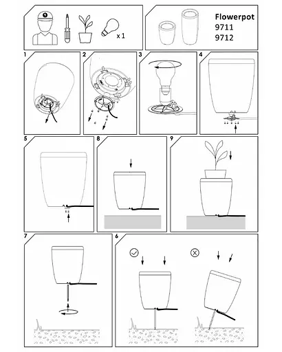 Уличный светильник Nowodvorski 9712 FLOWERPOT - фото 6