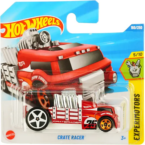 Базова машинка Hot Wheels Experimotors Crate Racers червона  (5785) JBB87-N521