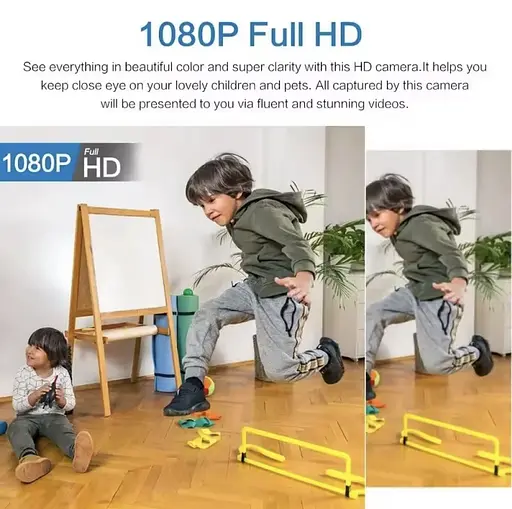 WiFi-камера X5 1080P HD - міні-камера спостереження з нічним баченням, детектором руху, широким кутом 140° - фото 16