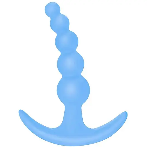 Анальна пробка Lola Games Bubbles Anal Plug 11.5 см (блакитний)