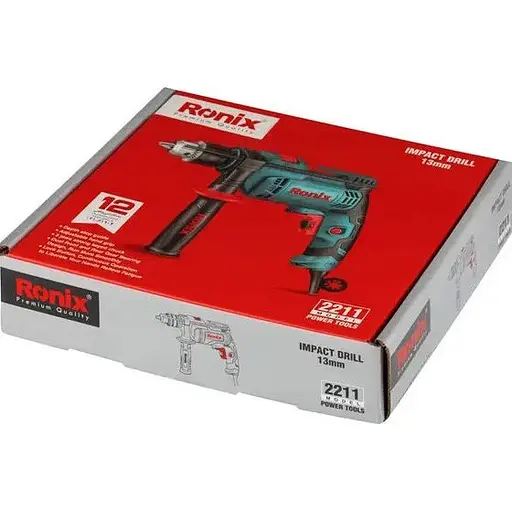 Дрель ударная Ronix 2211 (119919) - фото 8