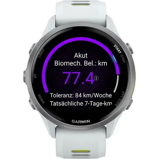 Смарт-часы Garmin Forerunner 970 Titanium with Whitestone Case and Whitestone/Translucent Amp Yellow Band 010-02969-11 (142390) - фото 7