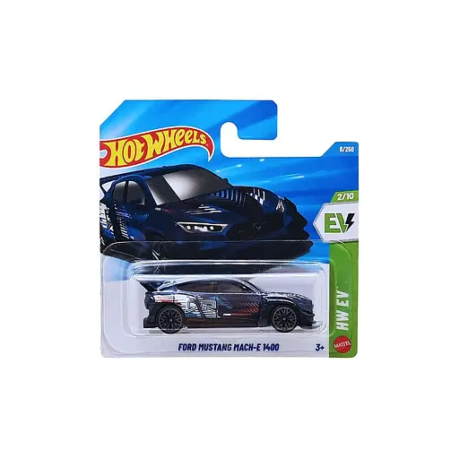 Базовая машинка Hot Wheels HW EV' Ford Mustang Mach-E 1400 синяя (5785) JJH86-N522 - фото 6