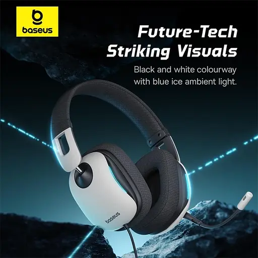 Наушники Baseus игровые с встроенным микрофоном GoPlay 1 MAX Gaming Wired Headphones - фото 8