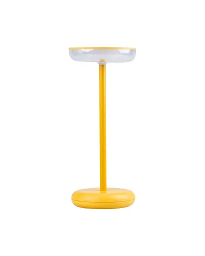 Настільна лампа з акумулятором Kanlux 37314 Fluxy Led 1x1.7W 3000K 140Lm IP44 Жовта - фото 1