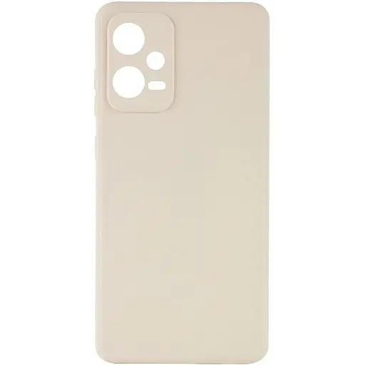 Силиконовый чехол Candy Full Camera для Xiaomi Redmi Note 12 Pro 5G Бежевый / Antique White