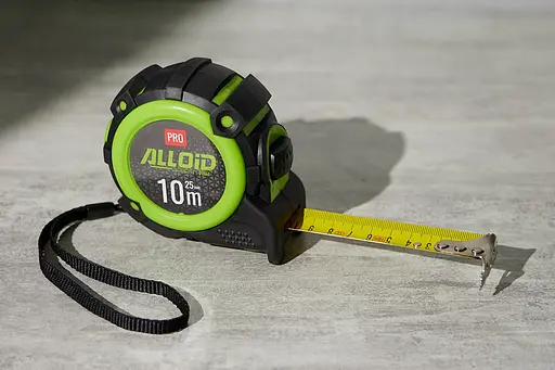 Рулетка з автостопом Alloid Pro 10 м / 25 мм (MT-741025) - фото 2