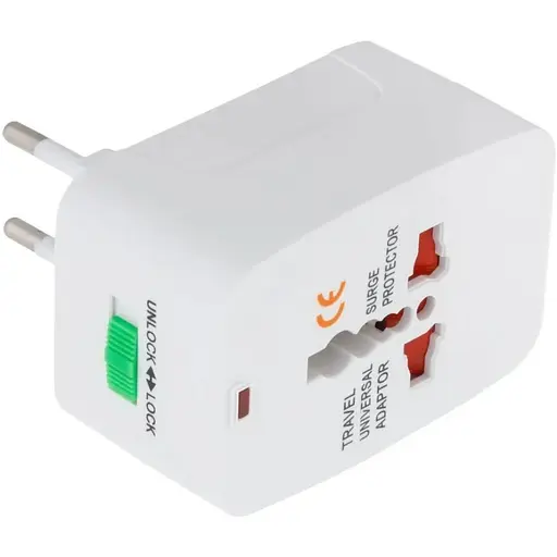 Универсальный переходник GRAND на все розетки мира США Канада Англия Европа