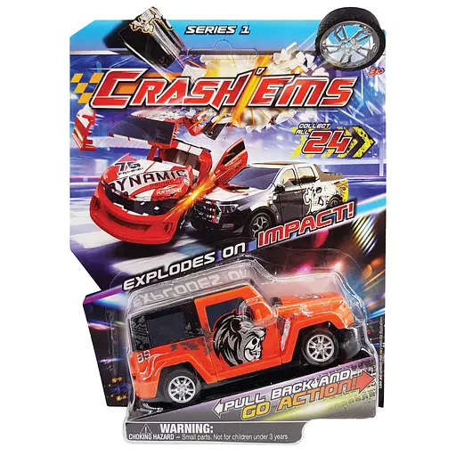Инерционная машинка Crash'ems Крашмобиль 2 в 1 Trail Blazer (1300) - фото 6
