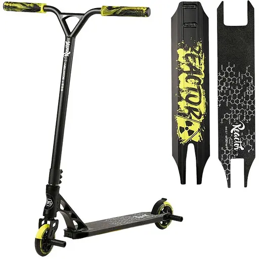 Самокат трюковий Best Scooter Чорно-жовтий 000254804