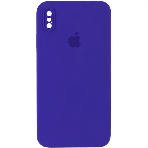 Чохол Epik Silicone Case Square Full Camera Protective AA для Apple iPhone X/XS 5.8 Фіолетовий/Ultra Violet