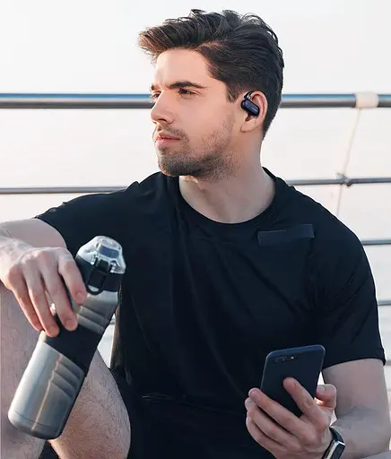 Бездротові кісткові навушники Langsdom TS-12 Pro чорний - фото 13