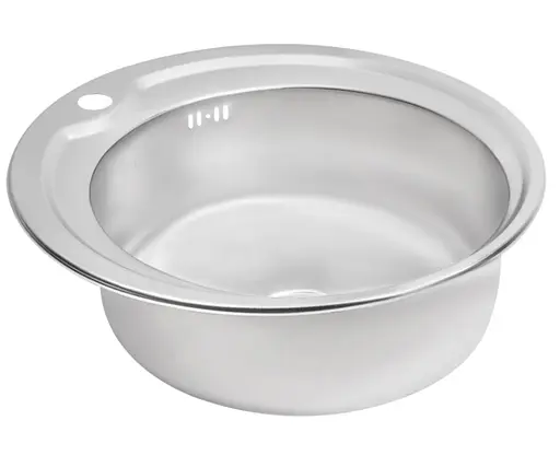 Кухонная мойка Brinex 510-D 0.8 мм, врезная BRIN510SAT08 - фото 3