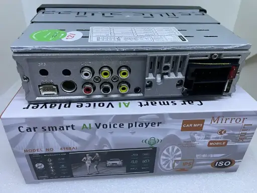 Автомобільна магнітола 1din Lesko 4168 AI mp3 мультимедійна з екраном Чорна - фото 8