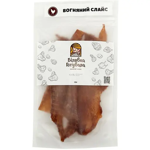 Мясные слайсы Білявка Готувала Курица огненная 50 г - фото 1