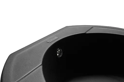 Кухонная мойка гранитная Miraggio Tuluza black 520x483x204 00210107, Черный - фото 4