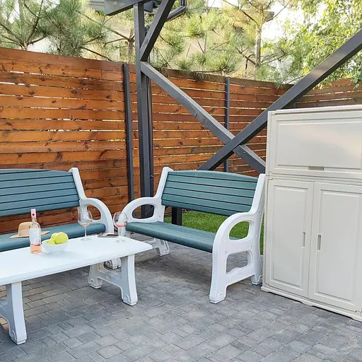 Пластикова тумба з полицею 82х41х93 см SW-00001543 - фото 8