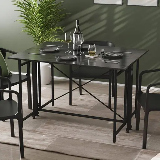 Стіл-книга трансформер Оріон 3 Ferrum-decor 750x1150x880 Чорний метал ДСП Сосна Кембра 16 мм (FRD-105083)