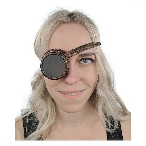 Очки гоггл-монокль Steampunk WOMAN - фото 2