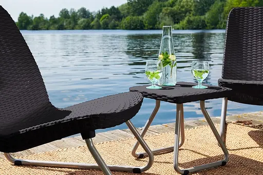 Комплект садовой мебели Keter Rio Patio Set графит - фото 4