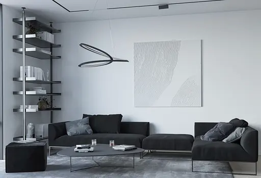 Люстра MJ-Light HELIX D800 4000K BK 12028 - фото 4