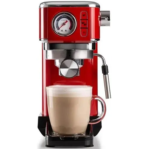 Рожковая кофеварка эспрессо Ariete 1381 Red (00M138113AR0) - фото 3