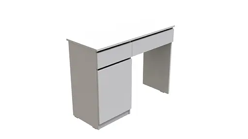 Стіл комп'ютерний Віто Ferrum-decor 750x1000x400 ДСП Біле 16 мм (FRD-104818) - фото 2