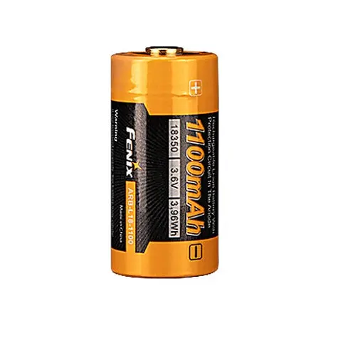 Акумулятор 18350 Fenix ARB-L18-1100 3.6В 7А (Чорно-жовтий) - фото 4