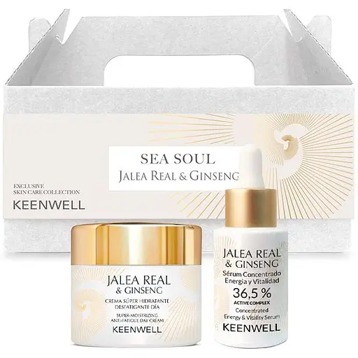 Набір для обличчя Keenwell Sea Soul Jalea Real відновлюючий: крем + сироватка