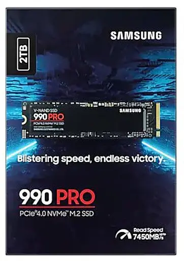 Накопитель SSD NVME - Samsung 990 PRO 2 TB (MZ-V9P2T0BW) - фото 5
