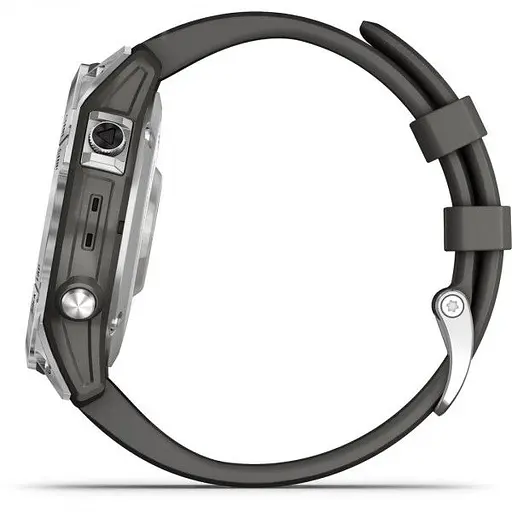 Смарт-часы Garmin Fenix 7 Standard Edition Silver with Graphite Band 010-02540-00/01 (65359) - фото 5