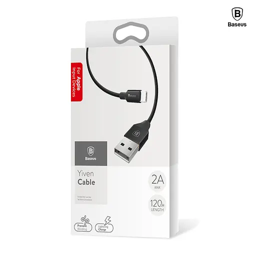 Кабель Baseus Yiven Cable USB to Lightning 1.2 м Чорний - фото 2