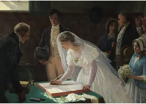 Пазл Art Puzzle Реєстрація шлюбу Едмунд Лейтон 1000 ел. (5246) - фото 2