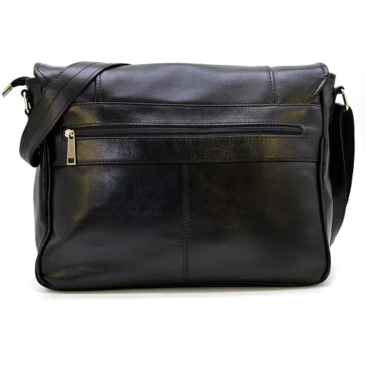 Кожаная мужская сумка через плечо TARWA 37х29х10 см sum0025894 - фото 5