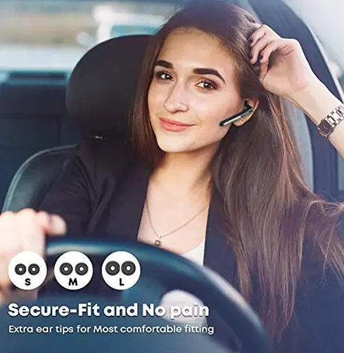 Бездротова Bluetooth гарнітура HSP-B3 з кнопками управління шумозаглушенням Бізнес гарнітура - фото 9