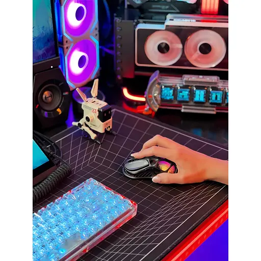 Миша GravaStar Mercury M2, BT/WL/USB-A, RGB, чорний - фото 5