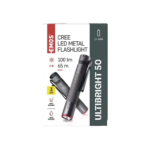 Фонарь EMOS P3150 100Lm 1AAA Metal (P3150) - фото 10