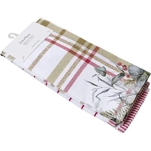 Набір рушників Lotus Home Holiday Greenery 40х60 см 2 шт. (svt-2000022348256) - фото 5