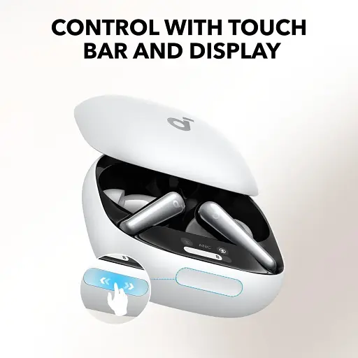 Bluetooth-гарнітура Anker SoundСore Liberty 4 Pro ANC White Matte (A3954G21) - фото 7