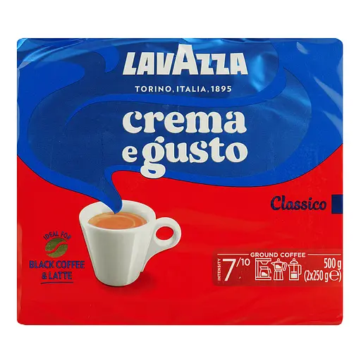 Кофе молотый Lavazza Crema&Gusto 2 пак. х 250 г - фото 2