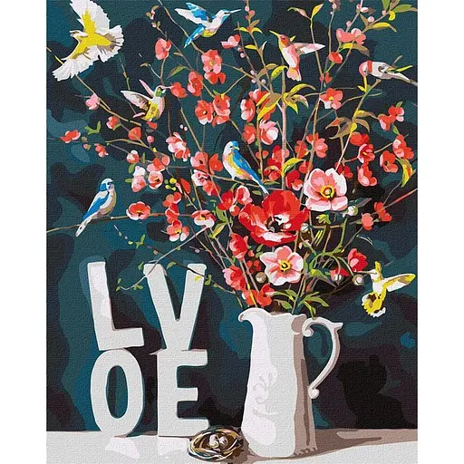 Картина за номерами Ideyka З любов'ю ©Ira Volkova KHO3119 40х50см