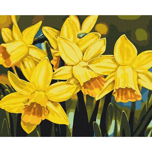 Картина по номерам Нарциси Anastasiia Osmolovska Brushme 40x50 см разноцветная 000276472