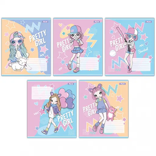 Зошити учнівські 12 аркушів коса лінія 767205, 25 шт. в упаковці