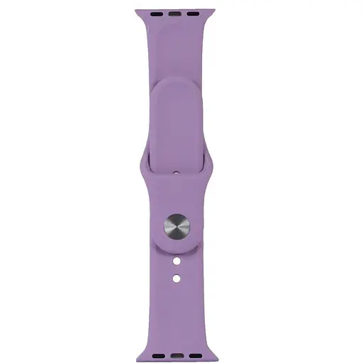 Ремінець Apple Watch Silicone 38/40/41 мм Light Фіолетовий L - фото 1