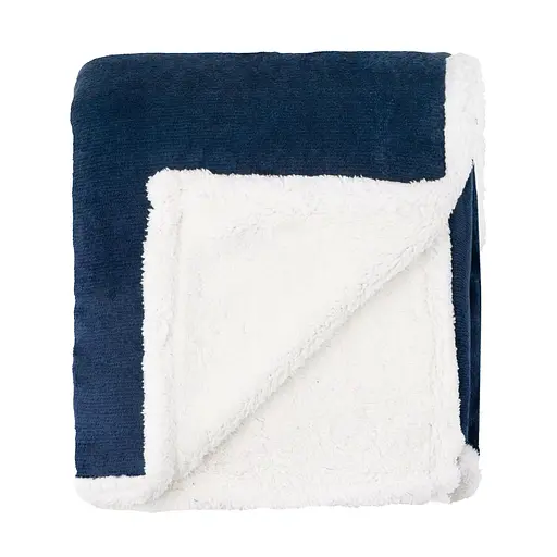 Плед Ardesto Sherpa 160х200 см 100% поліестер темно-синій (ART0204SH) - фото 3