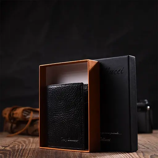 Кожаный мужской кошелек Tony Bellucci 9х10.5х1 см acs0026934 - фото 8