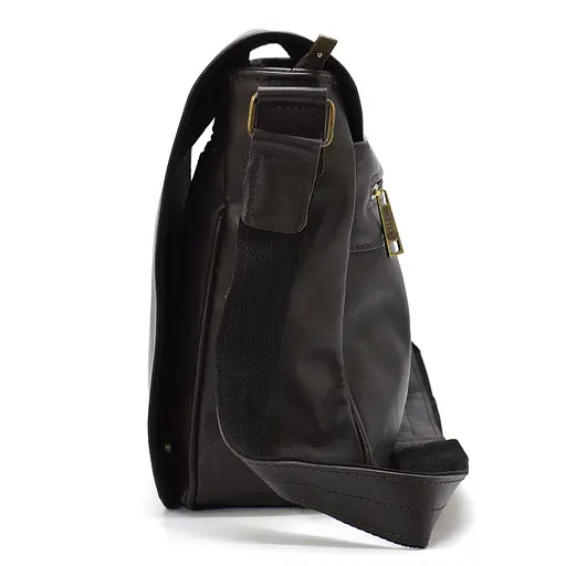 Кожаная мужская сумка через плечо TARWA 37х27х11 см sum0025706 - фото 3