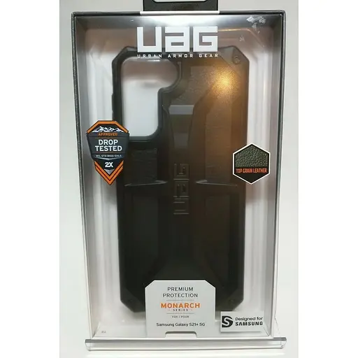Оригінальний протиударний чохол UAG Monarch для Samsung Galaxy S21 Plus (6.7") Black (212821114040) - фото 2