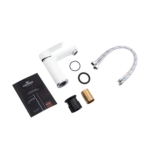 Смеситель для раковины Kroner KRM Fulda - W010 (CV018077) - фото 5