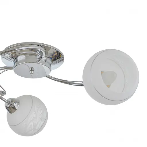 Люстра стельова Brille E27 60W CH (LK-691C/3) - фото 4